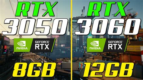UserBenchmark: Nvidia RTX 3050 vs 3060.